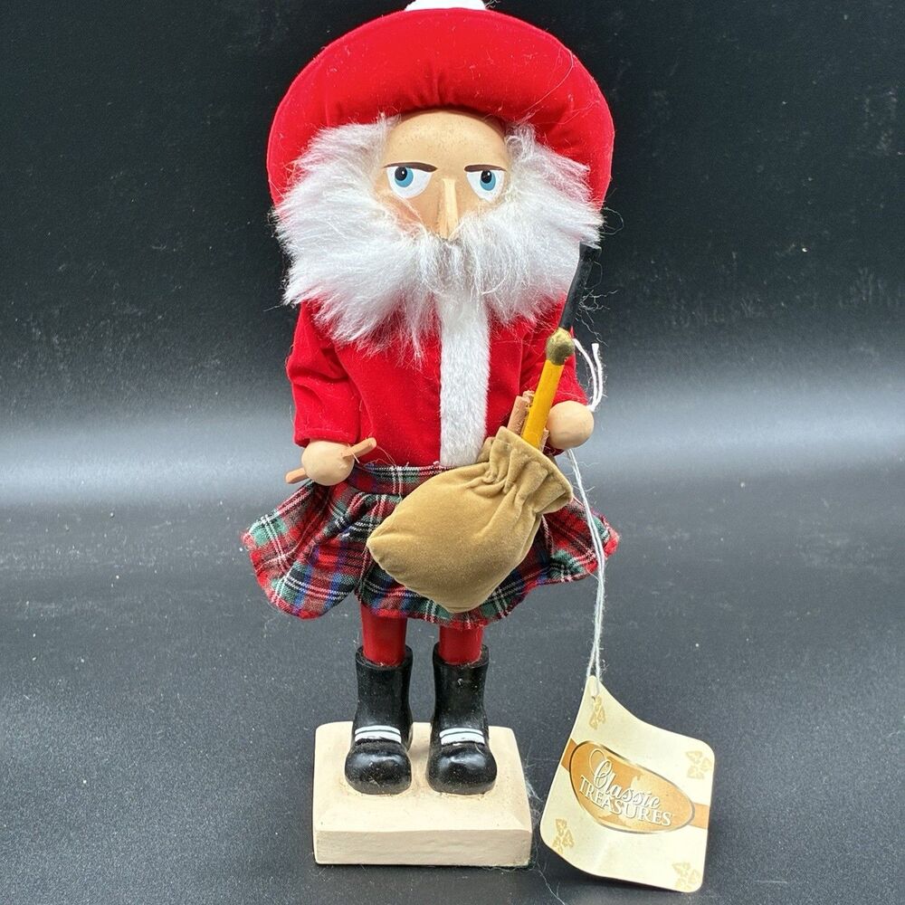 Classic Treasures Decorative Nutcracker-Scotsman-9" figure